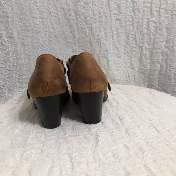 B.O.C Cognac Leather Booties Size 7.5 - Picture 5 of 12